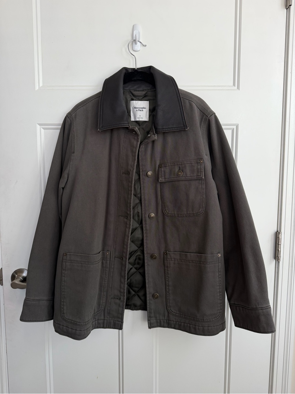 Abercrombie & Fitch Quilted-Lined Barn Jacket